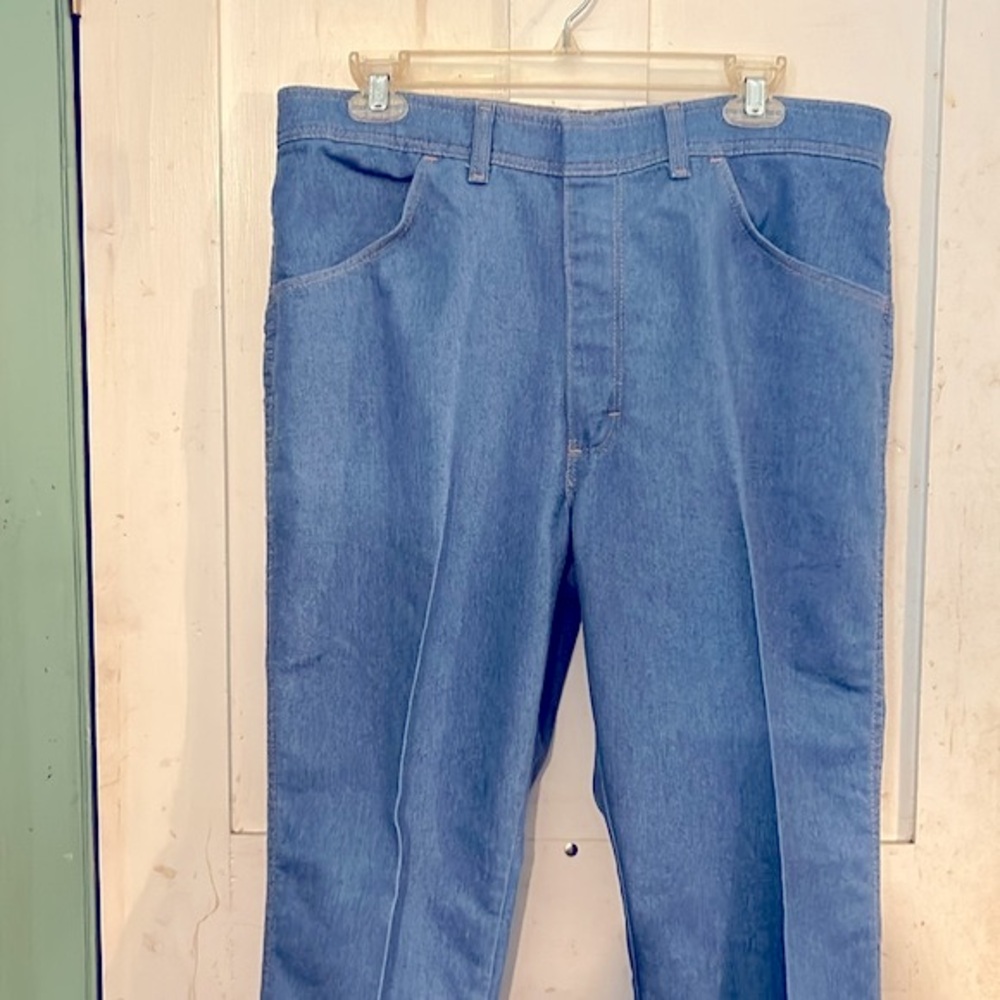 2/$50 EC VTG Comfort Action Sports Brushed Denim Jeans 1970s by VF Jeanswear Inc - Picture 3 of 7